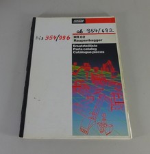 Ersatzteilliste / Teilekatalog Schaeff Raupenbagger HR 02 Stand 01/1989 comprar usado  Enviando para Brazil