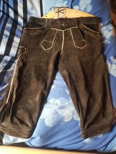 Trachtenlederhose knielang dis gebraucht kaufen  München