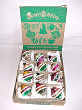 12 enfeites de Natal Brite brilhantes vintage na caixa com tampa UFO Lanterna Tornado Atômico, usado comprar usado 12 enfeites de Natal Brite brilhantes vintage na caixa com tampa UFO Lanterna Tornado Atômico, usado comprar usado  Enviando para Brazil