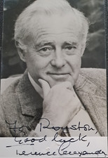 Photo signed terence for sale  BROMSGROVE
