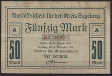 26083 notgeld segeberg gebraucht kaufen  Kahl a.Main