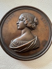 Suecia Medalla de Bronce 1848 Jenny Lind Buen Estado segunda mano  Embacar hacia Mexico