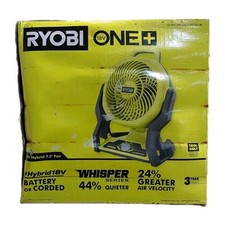 NOVO! RYOBI ONE+ 18V híbrido sem fio WHISPER SERIES 7-1/2 pol. Ventilador (somente ferramenta) comprar usado  Enviando para Brazil