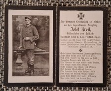 Sterbebild soldat feld gebraucht kaufen  Kassel