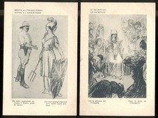 Cartoline militari umoristiche usato  Fontegreca
