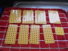 Placas planas amarelas Meccano 9 Reino Unido - Parte 52a, 70 e 72 - Ótimo estado comprar usado  Enviando para Brazil