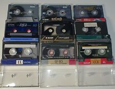 Lote RARO TDK DJ 2 BASF Sony Chrome tipo 2 fita cassete vintage usada, usado comprar usado  Enviando para Brazil