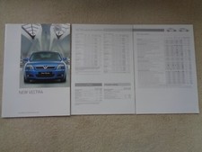 Vauxhall vectra brochure for sale  OLDHAM