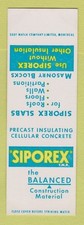 Copertina matchbook siporex usato Copertina matchbook siporex usato  Spedire a Italy