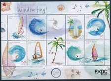 [CA160] Caribe Holanda 2018 esportes windsurf Bonaire Mini. folha MNH comprar usado  Enviando para Brazil
