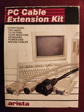 Kit de extensão de cabo de PC - VGA e cabos extensores de cabo de mouse antigos - NOVO NA CAIXA, usado comprar usado  Enviando para Brazil