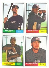 2010 Topps Heritage - Conjunto de equipe Milwaukee Brewers comprar usado  Enviando para Brazil
