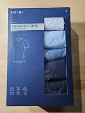 Camiseta Hollister ICON gola redonda pacote com 5 curtas pacote com 5 tamanhos G, M, S #A0-3, usado comprar usado  Enviando para Brazil