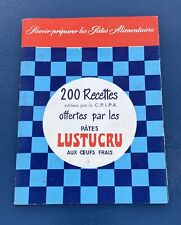 Pates lustucru cookbook d'occasion  Expédié en Belgium