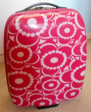 Suitcase red white for sale  STAMFORD
