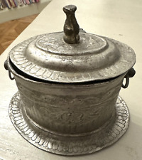 Moroccan metal lidded for sale  THAMES DITTON