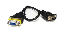 CGA 9-Pin Female to VGA HD15 Pin Male Adapter Cable comprar usado  Enviando para Brazil