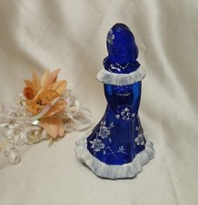 Estatueta de dama de honra floral azul cobalto 3788 Fenton colecionáveis comprar usado  Enviando para Brazil