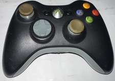 Controle sem fio oficial Microsoft Xbox 360 preto/cinza 1403 testado funcionando, usado comprar usado  Enviando para Brazil