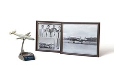 Cinzeiro de metal raro Varig Lockheed Constellation modelo de companhia aérea com fotos piloto comprar usado Cinzeiro de metal raro Varig Lockheed Constellation modelo de companhia aérea com fotos piloto comprar usado  Enviando para Brazil