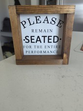 Please remain seated for sale  Cicero