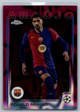 Ronald Araujo (Barcelona) refrator de lava magenta /75 Topps Chrome UCC 24-25 comprar usado  Enviando para Brazil