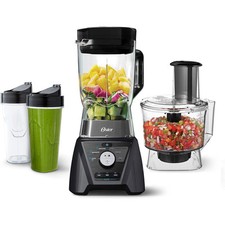 Combo de liquidificador e processador de alimentos Oster, 1200W, com frasco, tigela, 2 xícaras, cinza (caixa aberta), usado comprar usado  Enviando para Brazil