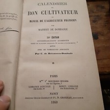 Calendrier bon cultivateur d'occasion  Orleans-