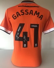 Signed djeidi gassama for sale  BATLEY