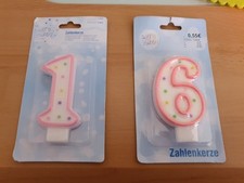 Zahlenkerzen geburtstagskerzen gebraucht kaufen  Bad Essen