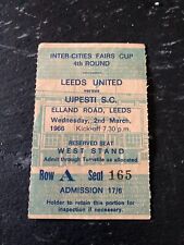 Ticket leeds united for sale  LICHFIELD