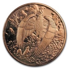 1 Unze Copper Round Nordic Creatures The Great Eagle 999,99 AVDP comprar usado  Enviando para Brazil