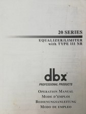 Dbx series equalizer usato  Messina