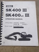 Kobelco sk400 iii for sale  Womelsdorf