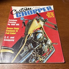 VTG April 1971 Custom CHOPPERS MAGAZINE: Harley Davidson Tune-Up Part 2 Von Sol comprar usado  Enviando para Brazil