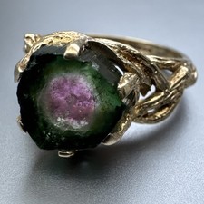 Vintage brutalist 9ct for sale  CRANBROOK