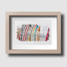 Rack para prancha de surf surf mar Newquay aquarela arte de parede impressão quadro sem moldura comprar usado Rack para prancha de surf surf mar Newquay aquarela arte de parede impressão quadro sem moldura comprar usado  Enviando para Brazil