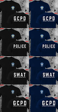 Nova camiseta logotipo Batman Gotham City Departamento de Polícia SWAT GCPD HQ comprar usado  Enviando para Brazil