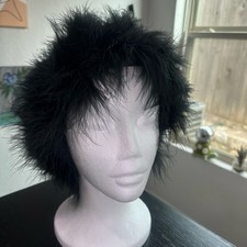 Black feathered wig for sale  San Antonio