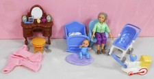 Fisher-Price Loving Family_ People Figures Meble_ Do domku dla lalek_ Dziecko na sprzedaż  Wysyłka do Poland