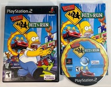 Simpsons Hit & Run CIB PS2 Sony PlayStation 2 (2003) COMPLETO Black Label comprar usado  Enviando para Brazil