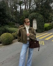 Zara inspirierte wildlederimit gebraucht kaufen  Duisburg