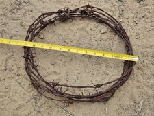 Vintage rusty barbed for sale  Leslie