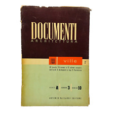 Documenti architettura ville usato  Milano