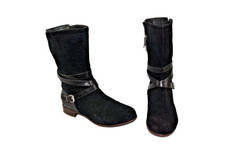 Ugg black suede for sale  SOUTHAMPTON