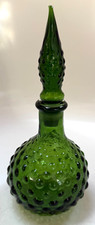 Garrafa Genie de vidro verde vintage 7 polegadas de altura comprar usado  Enviando para Brazil