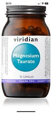 Taurato de magnésio Viridian 90 cápsulas validade:04/2027 comprar usado  Enviando para Brazil