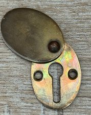 Antique brass keyhole for sale  WIMBORNE