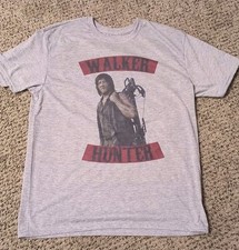 Camiseta TWD Daryl Dixon Walker Hunter besta tamanho G cinza #B04 comprar usado  Enviando para Brazil