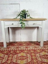 Solid oak console for sale  EASTLEIGH